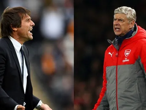 Tiêu điểm Arsenal vs Chelsea: Wenger & Conte - Người hồ hởi, kẻ lo âu