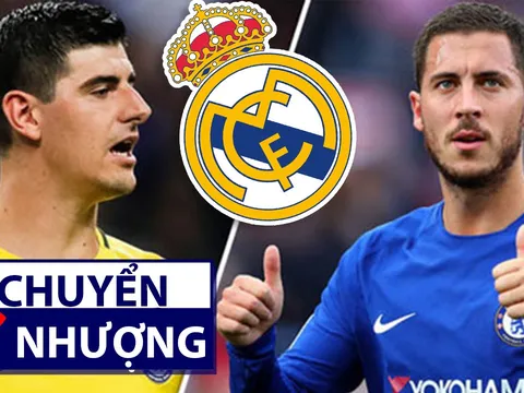 Tin chuyển nhượng 26/7 | Real sắp có cả Hazard và Courtois