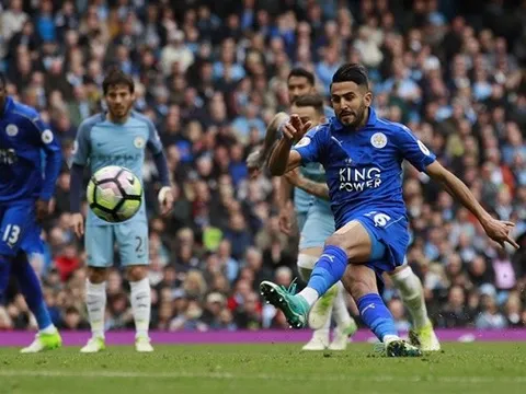 Okazaki lập siêu phẩm, Leicester vẫn chịu thúc thủ trước Man City