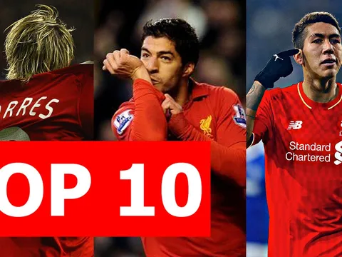 Top 10 bản hợp đồng đắt giá nhất lịch sử Liverpool