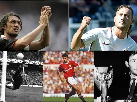 Top 10 cầu thủ trung thành nhất của bóng đá thế giới: Tôn vinh dòng máu Italia