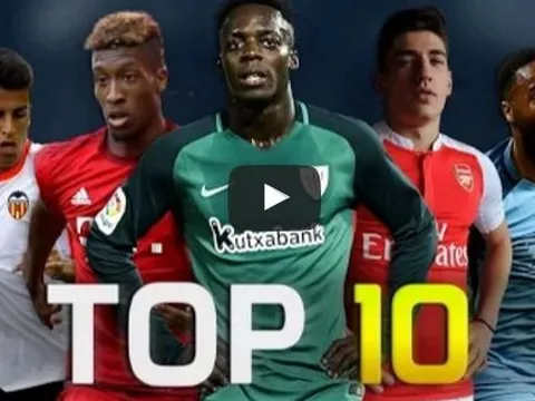 Top 10 cầu thủ U21 chạy nhanh nhất mùa 2016/17