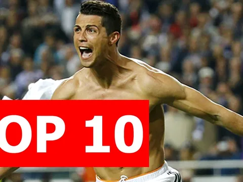 Top 10 đội bóng ghi bàn thua cả CR7 tại Champions League