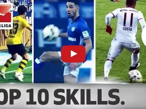 Top 10 pha xử lý kĩ thuật nhất Bundesliga 2016/17