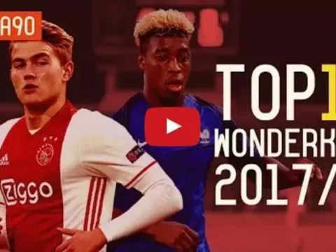 Top 10 thần đồng đáng xem nhất mùa 2017/18