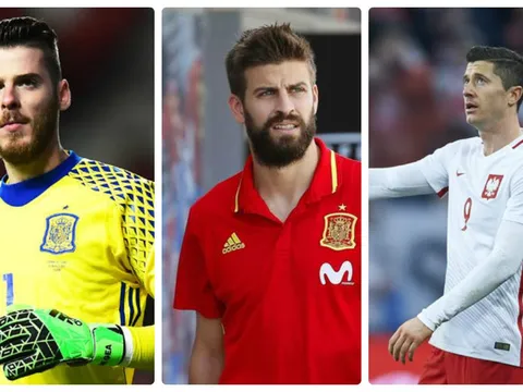 Top 5 'ông vua lười biếng' tại World Cup 2018