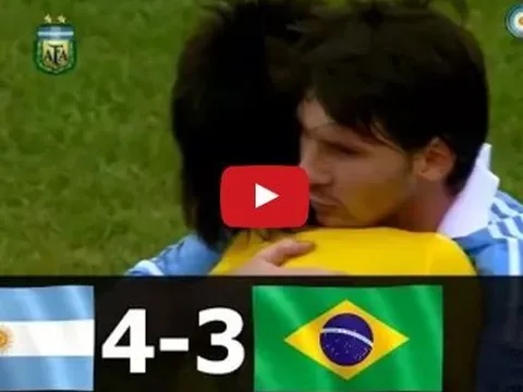 Trận cầu kinh điển: Argentina 4-3 Brazil (2012)