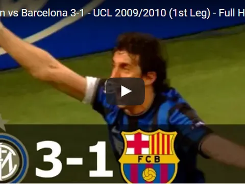 Trận cầu kinh điển: Inter Milan 3-0 Barcelona (UCL 2009/10)