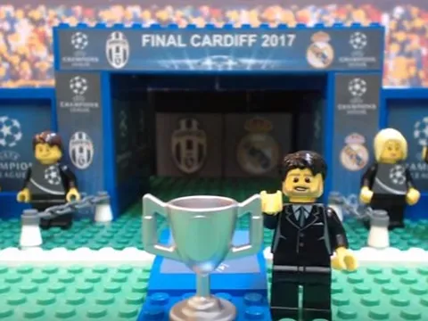 Trận chung kết Champions League mùa trước theo phong cách Lego