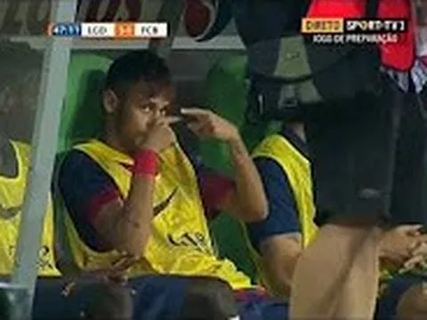 Trận đấu đầu tiên của Neymar trong màu áo Barcelona