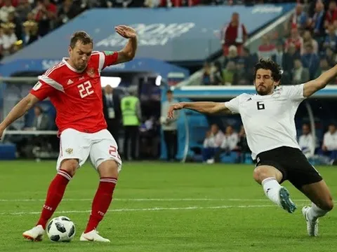 Trận Nga - Ai Cập xác lập cột mốc kỳ dị trong lịch sử World Cup