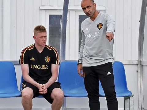 Triệt hạ Januzaj, De Bruyne bị HLV tuyển Bỉ 'sấy tóc' trên sân tập
