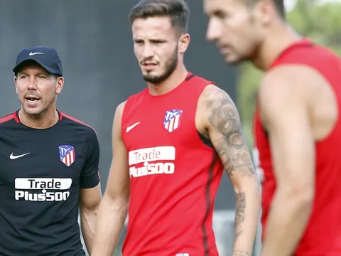 Trò cưng trở lại tập luyện, Simeone vui mừng ra mặt