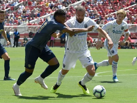 TRỰC TIẾP Man United 0-0 San Jose Earthquakes: Quỷ đỏ lại hòa (KT)
