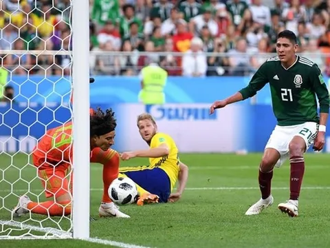 TRỰC TIẾP Mexico 0-3 Thụy Điển: Alvarez đốt lưới nhà (KẾT THÚC)