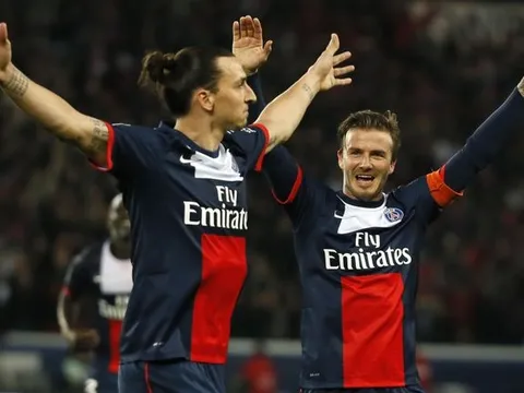 Trước thềm đại chiến Anh - Thụy Điển, Beckham và Ibra thách đố nhau hài hước