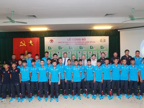 U15 Việt Nam so tài với Indonesia, Đài Loan ở giải U15 Quốc tế