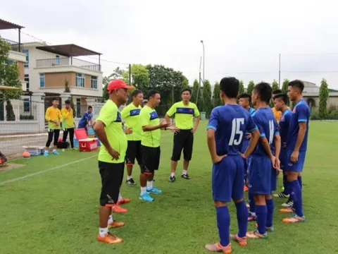 U15 Việt Nam sẵn sàng trước trận đấu với U15 Đài Bắc Trung Hoa