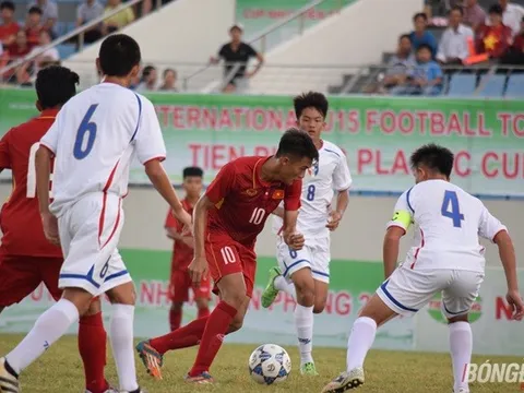 HLV Vũ Hồng Việt ngao ngán với khả năng dứt điểm của U15 Việt Nam