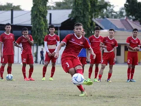U19 Việt Nam luyện dứt điểm, quyết thắng đậm Lào