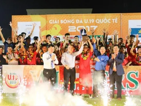 Vô địch giải U19 quốc tế 2017, U19 Việt Nam ngập trong tiền thưởng