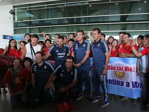 U20 Argentina choáng ngợp trước CĐV Việt Nam