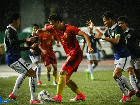 Campuchia gây bất ngờ khi hòa Trung Quốc tại vòng loại U23 châu Á