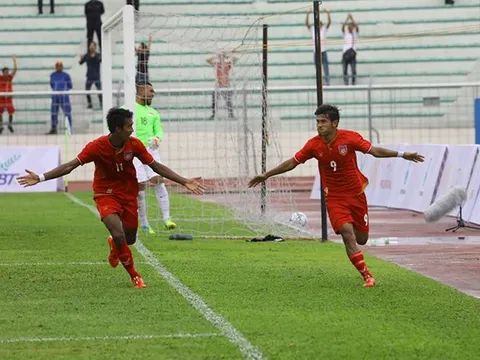 U22 Myanmar vượt qua Lào trong trận đấu nghẹt thở