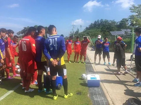 U22 Việt Nam bị thử thách bởi cái nóng thiêu đốt ở Hàn Quốc