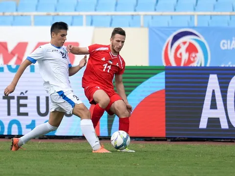 Thua Palestine, HLV Uzbekistan thừa nhận yếu hơn Olympic Việt Nam