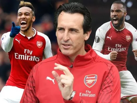 Unai Emery gợi ý cách sử dụng Aubameyang và Lacazette cho mùa giải mới của Arsenal