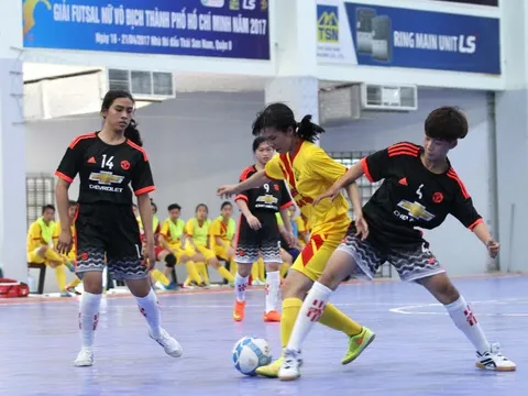 Khai mạc giải futsal nữ vô địch TPHCM năm 2017