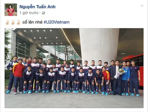 Công Phượng, Tuấn Anh tiếp lửa U20 Việt Nam trước giờ "G"