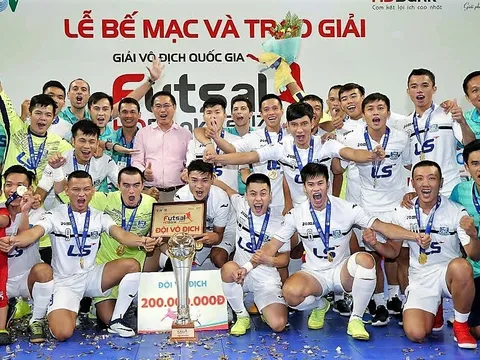 Bế mạc giải futsal VĐQG 2017: Thái Sơn Nam lên ngôi vô địch thuyết phục