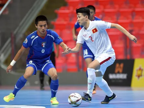 U20 Futsal Việt Nam thắng ngược khó tin Đài Bắc Trung Hoa