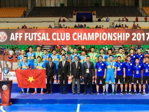 Thua người Thái, futsal Việt Nam về nhì Đông Nam Á 2017