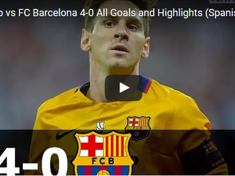 Valverde từng đánh bại Barca 4-0 tại Siêu cúp Tây Ban Nha