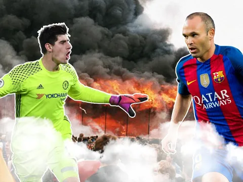Vào ngày này |11.5| Cháy cả sân trong sinh nhật Iniesta, Courtois