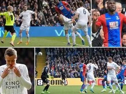 Vardy nổ súng, Leicester chỉ có 1 điểm dù dẫn trước 2 bàn