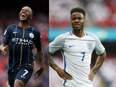 Vì sao có sự khác biệt giữa Sterling ở tuyển Anh và Man City?