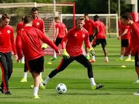 Video buổi tập của Man Utd trước thềm trận đấu với Celta de Vigo