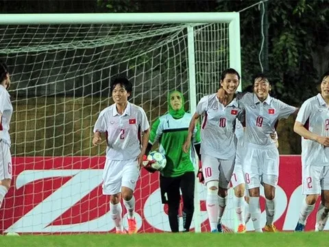 Đại thắng Iran 6-1, nữ Việt Nam sáng cửa vào VCK