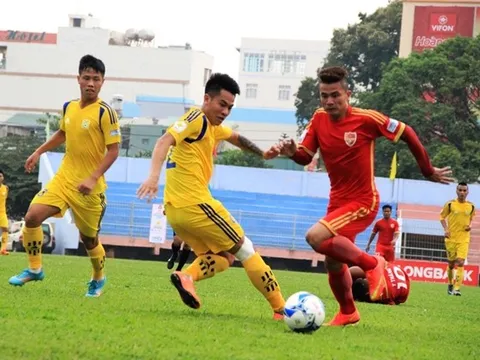 Tổng hợp vòng 12 hạng nhất Quốc gia 2017: Nam Định đặt một chân lên V-League