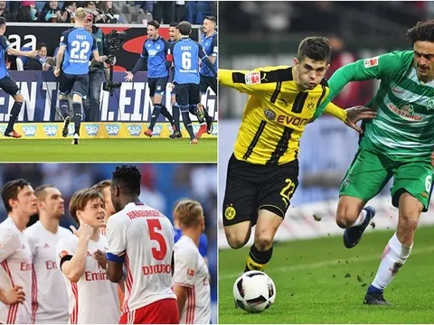 Vòng đấu khép lại Bundesliga 2016/17: Ba cuộc chiến, hai số phận