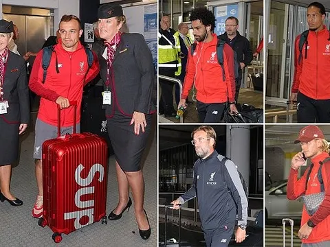 Vừa thắng Man Utd, Liverpool đã tức tốc trở về Anh