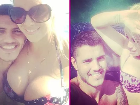 Sau bao hờn dỗi, vợ chồng Icardi làm hoà bằng... cảnh nóng