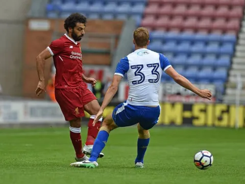 Wigan 1-1 Liverpool: Món quà đầu tiên của Salah