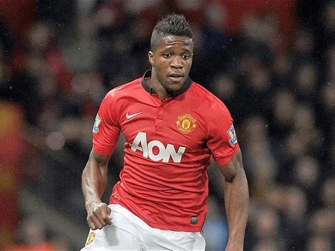 Wilfried Zaha khi còn khoác áo Man Utd