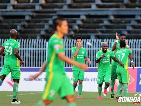 XSKT Cần Thơ 2-0 Hải Phòng (Vòng 16 V-League 2017)