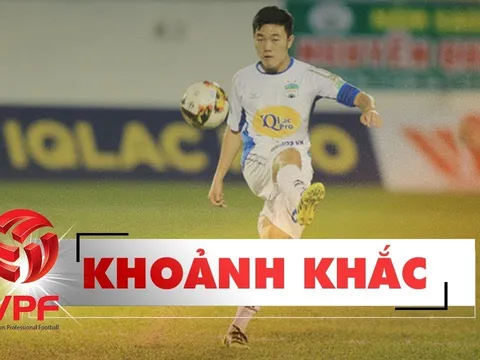 Xuân Trường sút phạt đẳng cấp gỡ hòa cho CLB Hoàng Anh Gia Lai